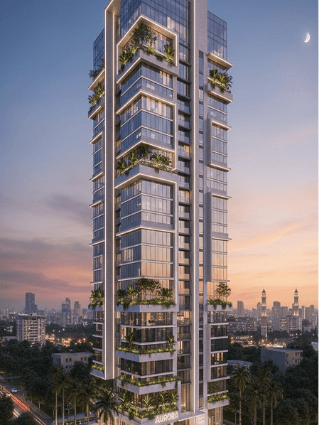 Luxury residential tower in Hyderabad